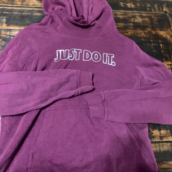 plum nike hoodie
